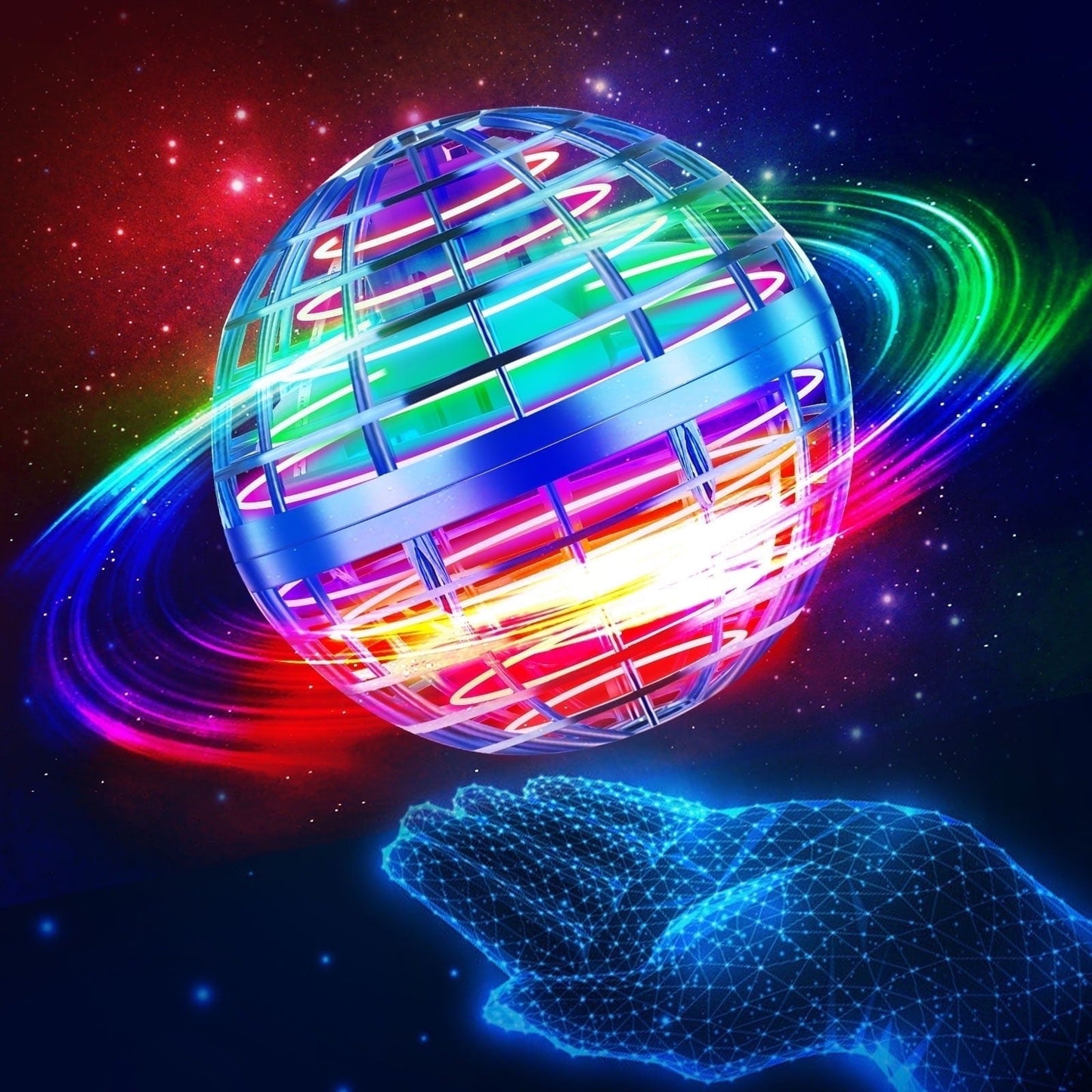Flying Spinner Ball | كرة الطيران الدوارة LED للأطفال والكبار ✨