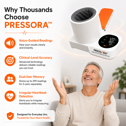 Pressora - Arm Tube Smart Blood Pressure Monitor
