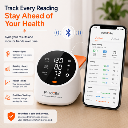 Pressora - Arm Tube Smart Blood Pressure Monitor