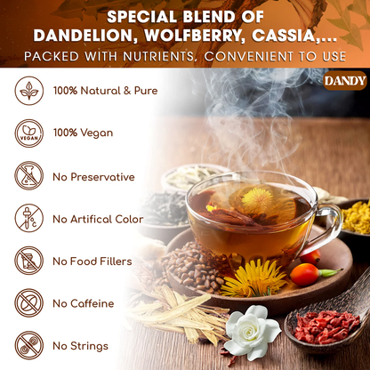 Dandelion Goji Berry Tea Revitalize Your Body with a Simple Daily Detox Routine!