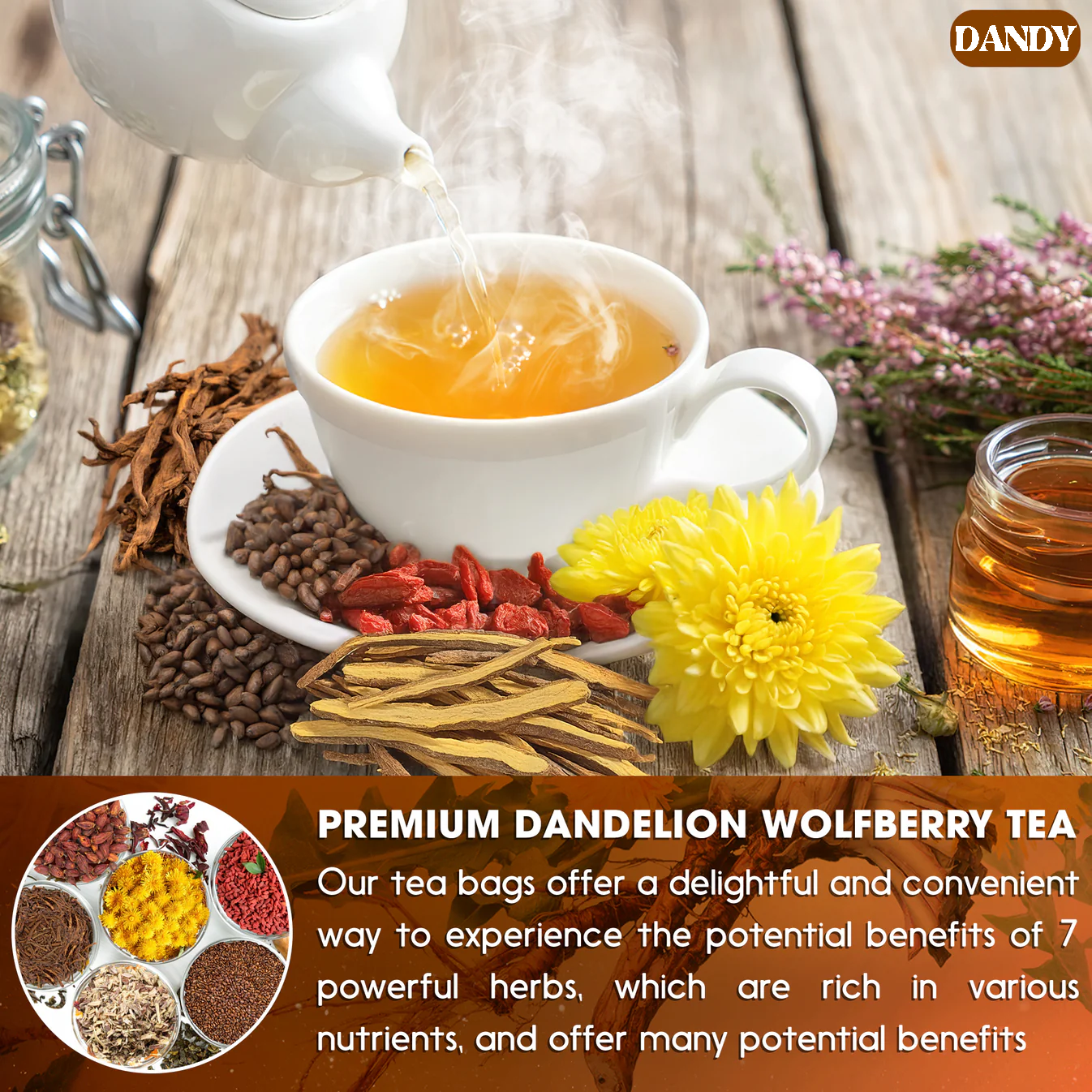 Dandelion Goji Berry Tea Revitalize Your Body with a Simple Daily Detox Routine!