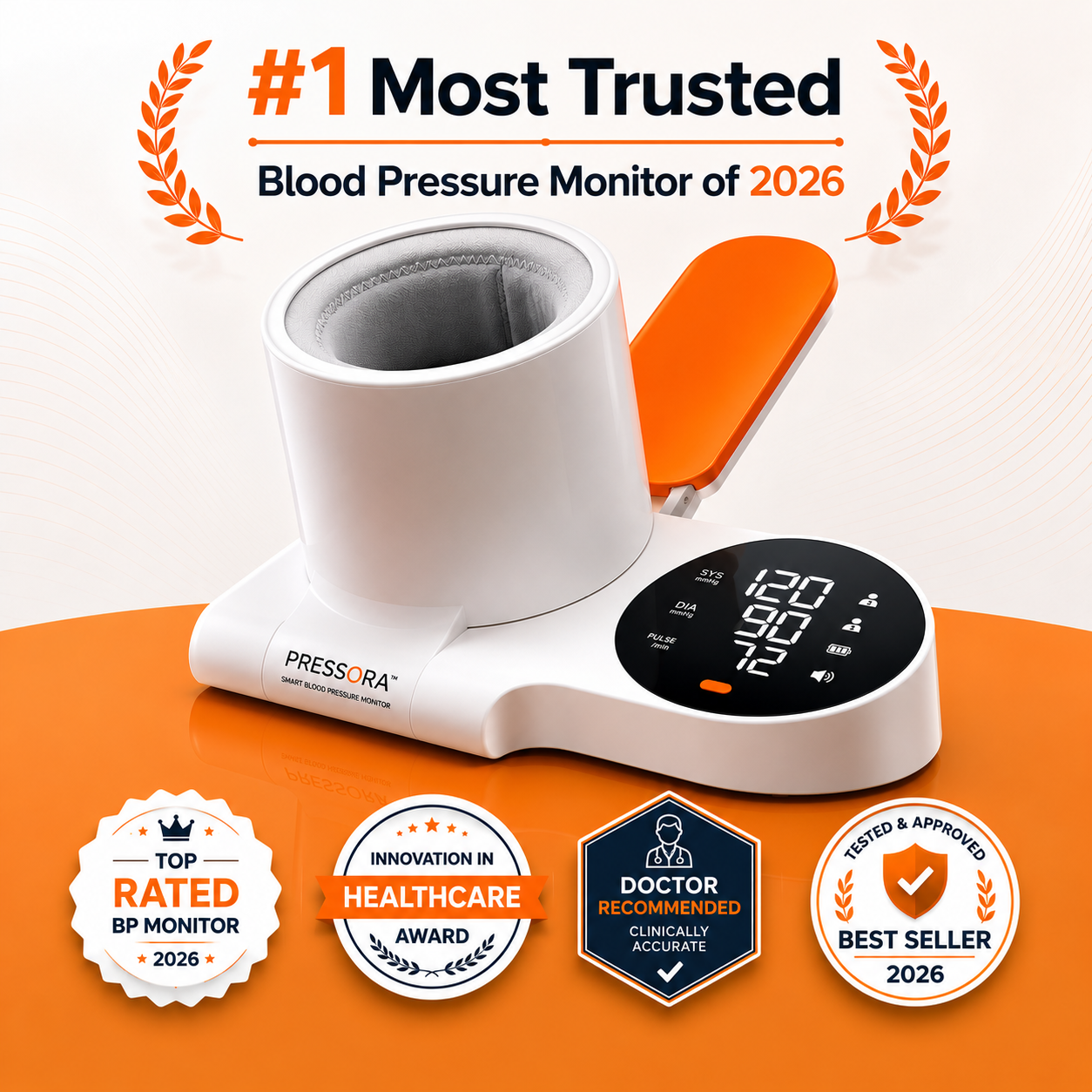 Pressora - Arm Tube Smart Blood Pressure Monitor