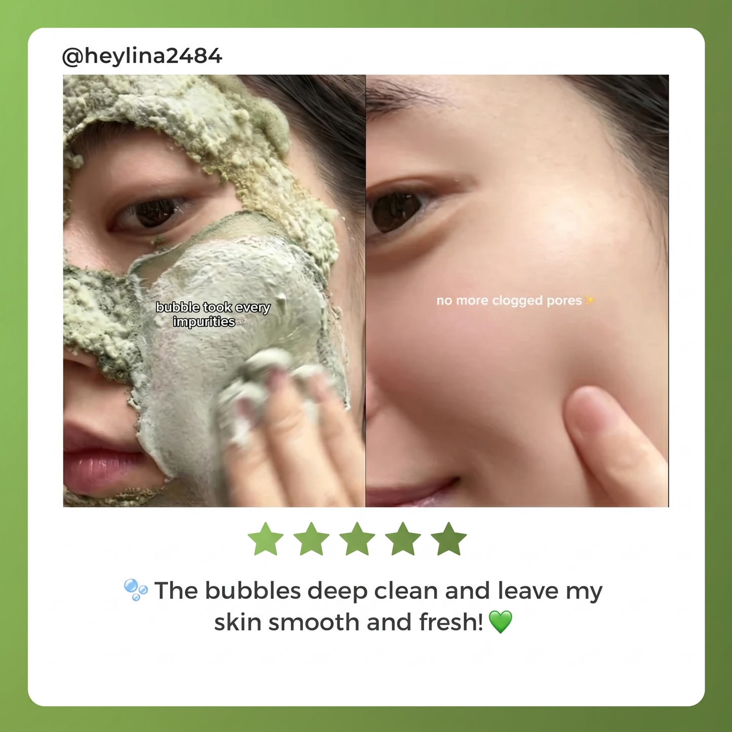 Holy Basil Bubble Deep Mask | Blackhead Removal & Pore Cleansing, Purifying Clay Wash-Off Pack, Carbonated Water, for Sensitive Skin | Korean Skincare, 90g / 3.17 oz