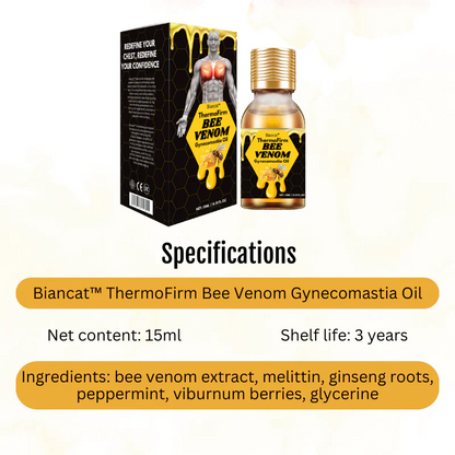 Men Therm Bee Venom Gynecomastia Heating Oil - Free Delivery