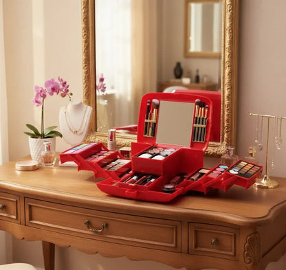 💄 Huge Makeup Kit Vanity 2026 ✨ مجموعة مكياج فاخرة متكاملة لكل احتياجات الجمال 💕