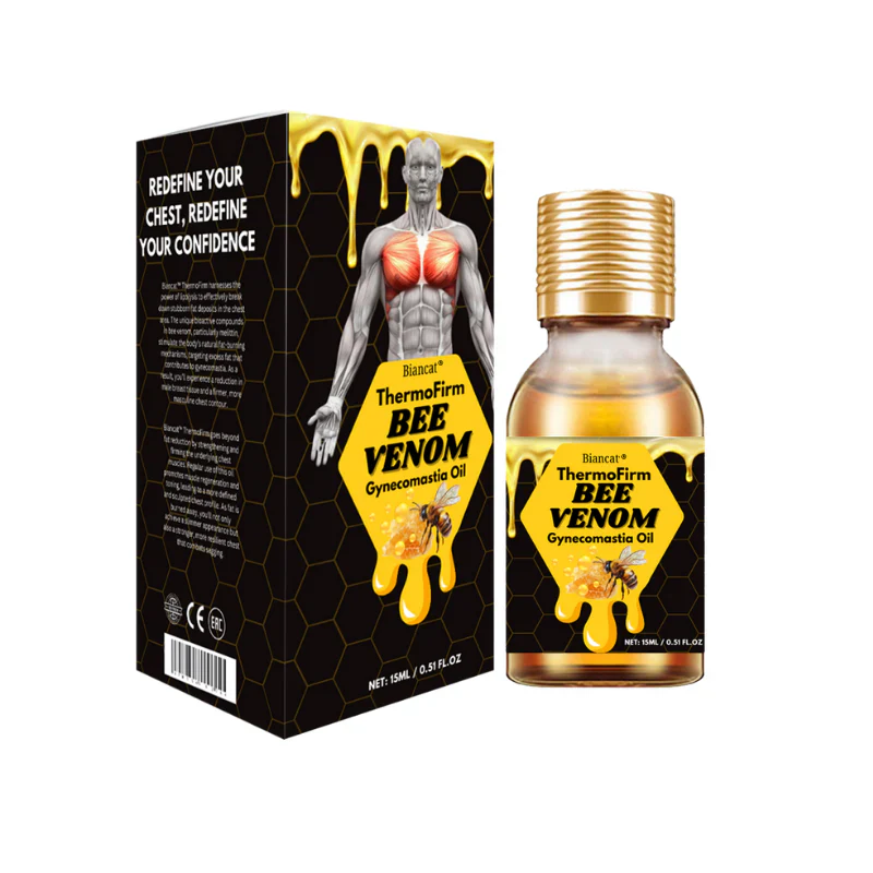 Men Therm Bee Venom Gynecomastia Heating Oil - Free Delivery