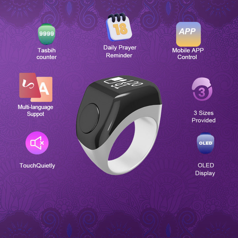 Smart Tasbeeh Ring | خاتم التسبيح الذكي